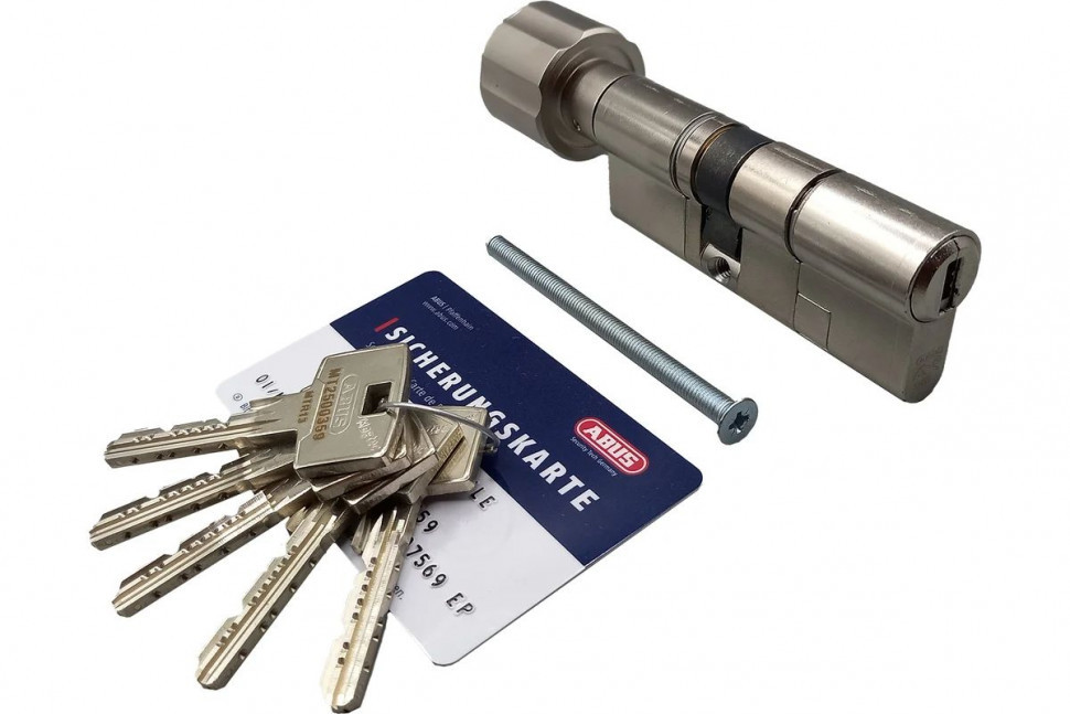 Механизм цилиндровый ABUS Magtec 80 мм (45*35) ключ/вертушка