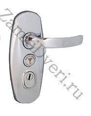 Ручки на планке Mul-T-Lock ZIP SH-300 бронированные (хром)