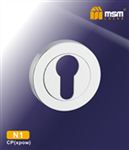 Накладка под цилиндр MSM N1 СP (хром)