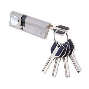 Цилиндровый механизм Msm C90 SN 55*35 (матовый никель) перфо
