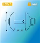 Фиксатор MSM RW1 PB (полированная латунь)