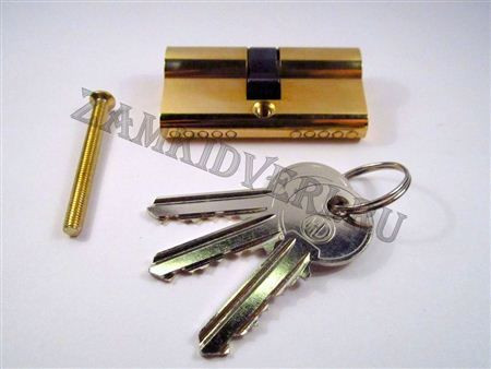 Механизм цилиндровый Handle Design E65 PB 32,5*32,5 кл/кл (латунь)