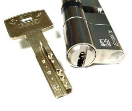 Механизм цилиндровый Abus Vela MX (Абус Вела) 140мм (70*70) никель, кл/кл