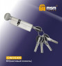 Цилиндровый механизм Msm CW100 SN 35*65 кл-верт (матовый никель) перфо