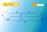 Цилиндровый механизм Msm CW100 SN 35*65 кл-верт (матовый никель) перфо